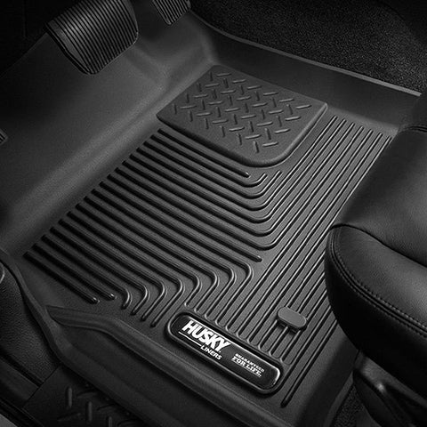54208 - Husky Liners X-act Contour Series - Fits 2019-2023 Chevrolet Silverado/GMC Sierra 1500 with Carpeted Factory Side Storage Boxes & 2020-2023 2500/3500HD Crew Cab
