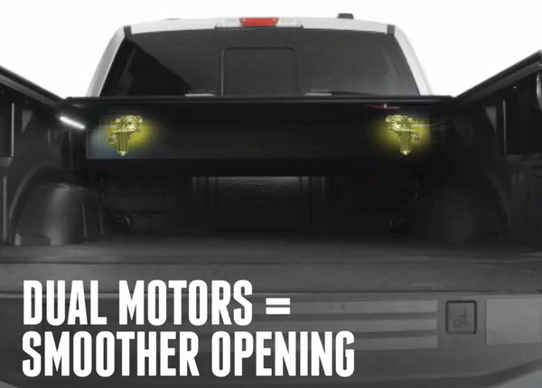FlushFit ERC-4000 Electric Retractable Tonneau Cover w/ T-Slot Rails