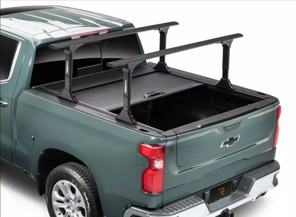 FlushFit MRC-3000 Manual Retractable Tonneau Cover w/ T-Slot Rails