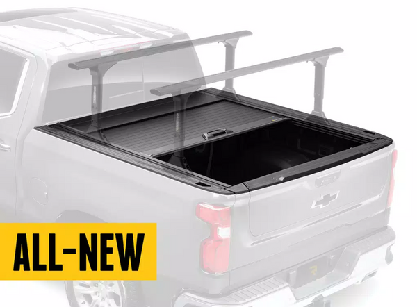 FlushFit MRC-3000 Manual Retractable Tonneau Cover w/ T-Slot Rails