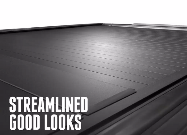 FlushFit MRC-3000 Manual Retractable Tonneau Cover w/ T-Slot Rails