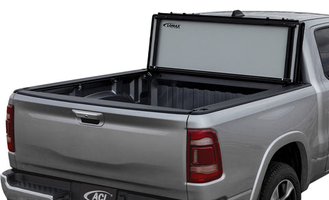 G4030069 - Lomax Stance Hard Cover - Fits 2022 Nissan Frontier 6' Bed with or without Utilitrack System - Black Diamond Mist